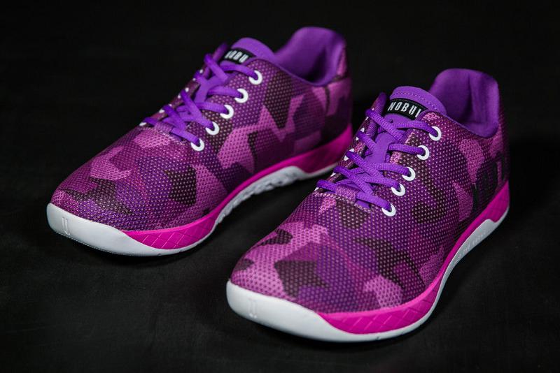 Purple Nobull Camo Women's Trainers | CA F1856D